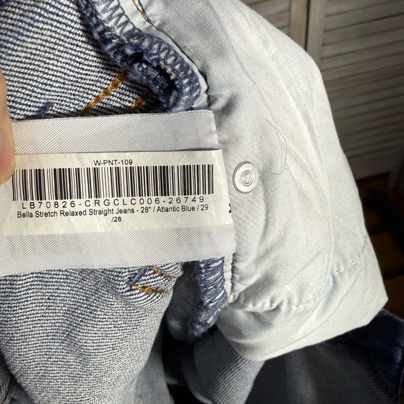 Bella Stretch Relaxed Straight Jeans 29/28 - Picture 5 of 6